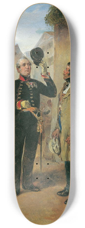 Carl Schindler - Der Wachposten 8.25 inch art skate deck