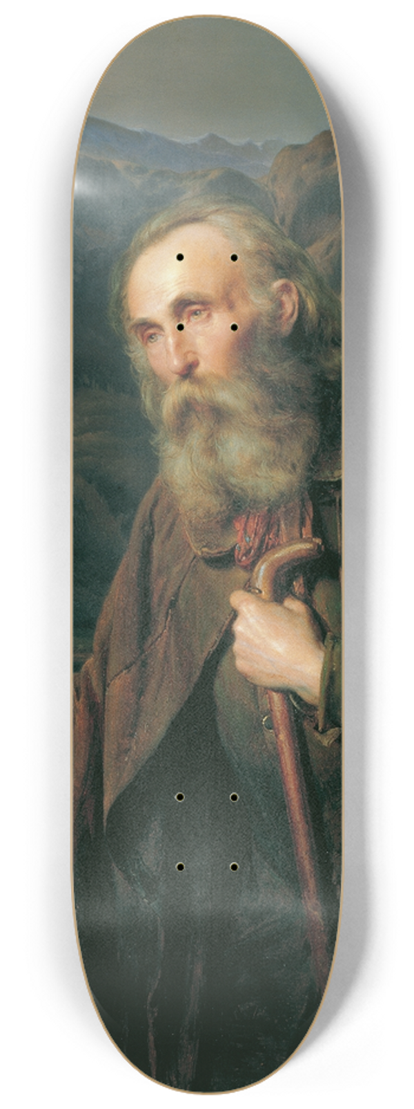 Franz Eybl - Ein alter Bettler 8.25 inch art skate deck