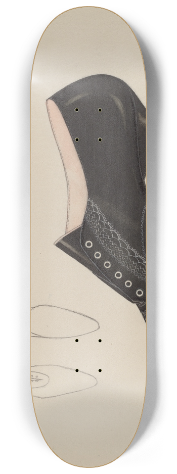 Carl Schutz - Womans Shoe 8.25 inch art skate deck
