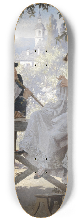 Carl Schweninger, Jr - Das Stelldichein 8.25 inch art skate deck