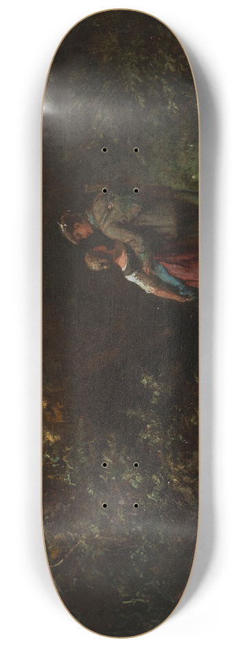 Carl Spitzweg - Auf dem Pirschgang 8.25 inch art skate deck