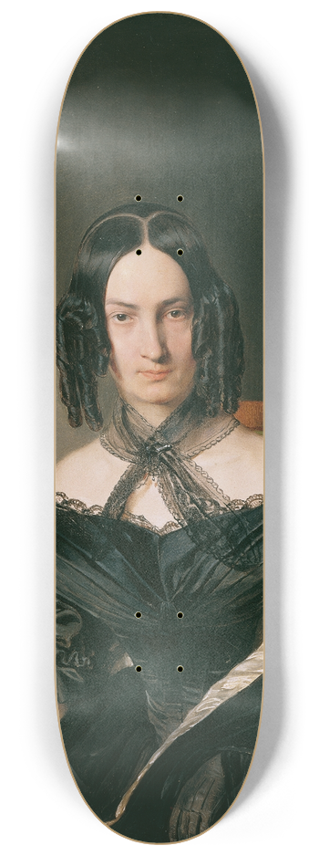 Franz Eybl - Frau Nadassy 8.25 inch art skate deck