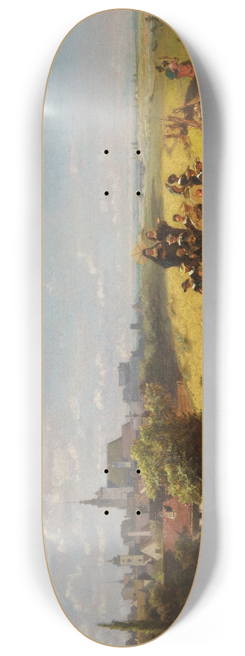 Carl Spitzweg - Institutsspaziergang 8.25 inch art skate deck