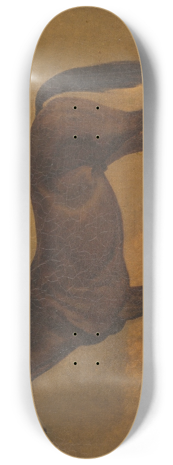 Carl Steffeck - Brown race horse 8.25 inch art skate deck