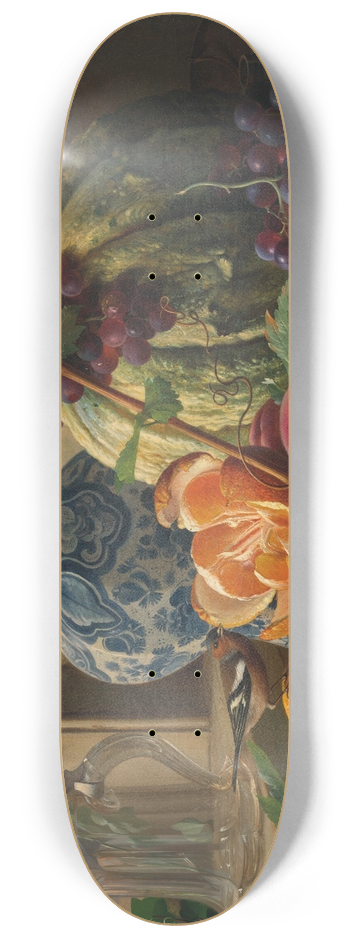 Carl Vilhelm Balsgaard - A still life of fruit 8.25 inch art skate deck