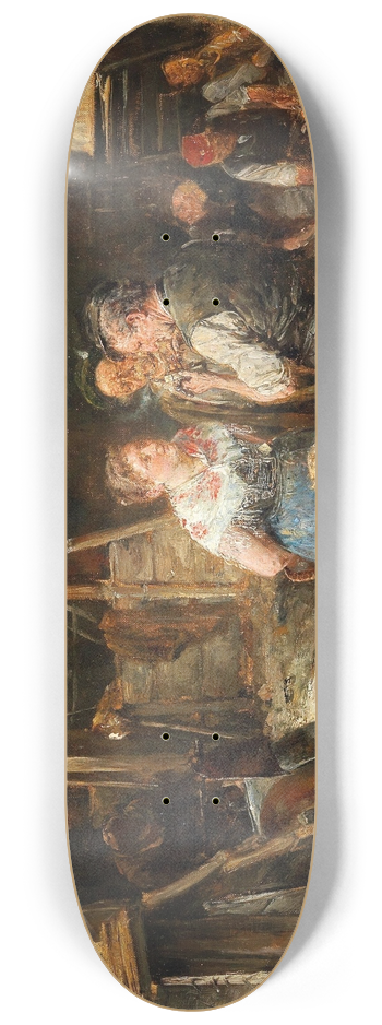 Carl Wilhelm Anton Seiler - In the Smithy 8.25 inch art skate deck