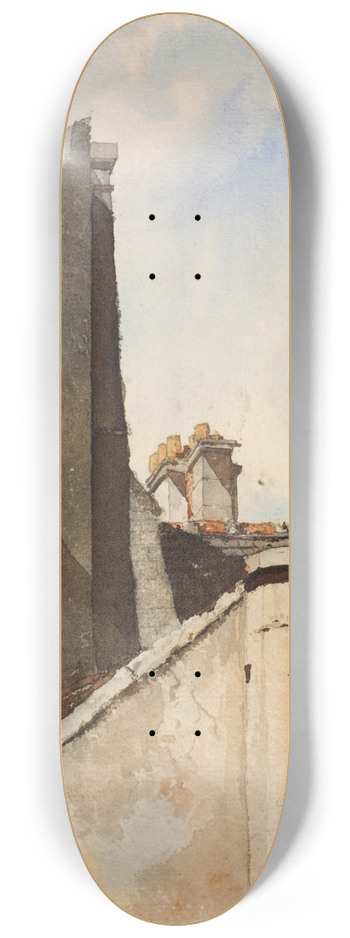 Cass Gilbert - Latin Quarter, Paris 8.25 inch art skate deck