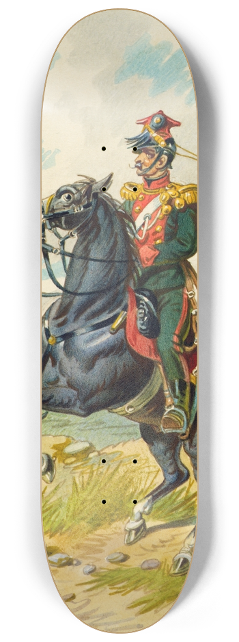 Franz Gerasch - Soldat zu Pferd 3 8.25 inch art skate deck