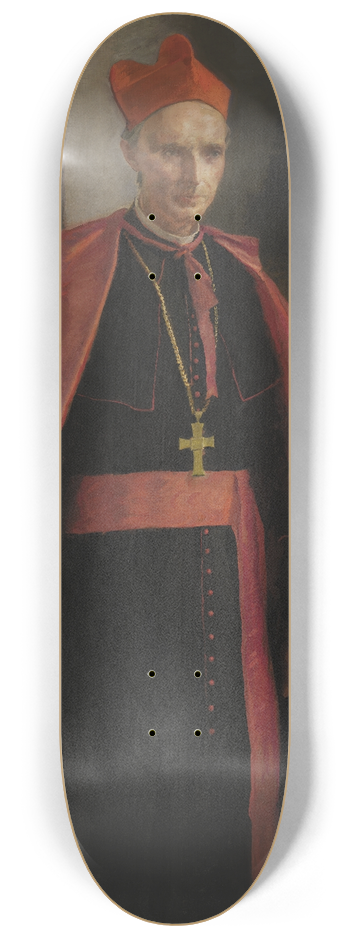 Cecilia Beaux - Cardinal Mercier 8.25 inch art skate deck