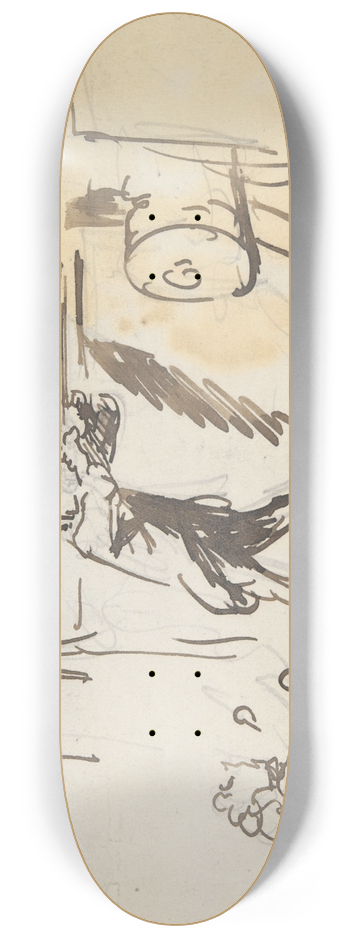 Cham - My MilitaryTactics 8.25 inch art skate deck