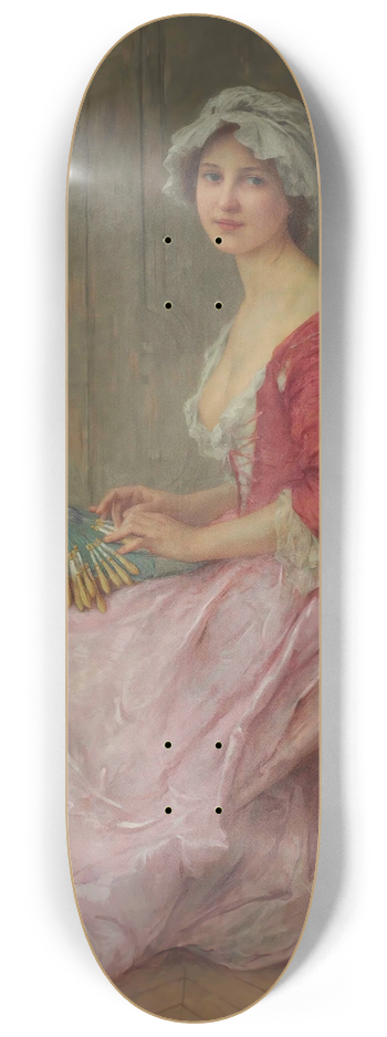 Charles Amable Lenoir - The Lace Maker 8.25 inch art skate deck