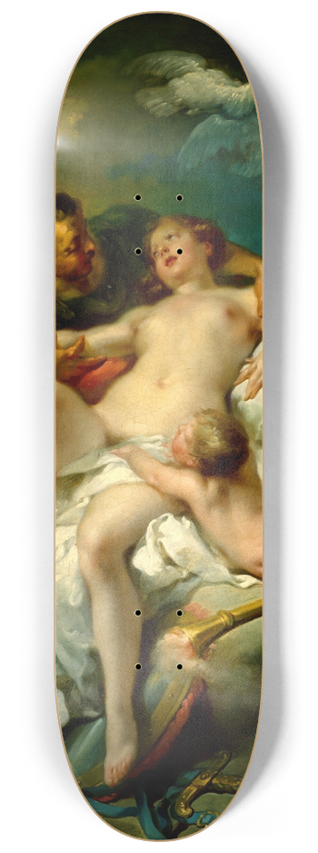 Charles-Andr van Loo - Mars and Venus 8.25 inch art skate deck