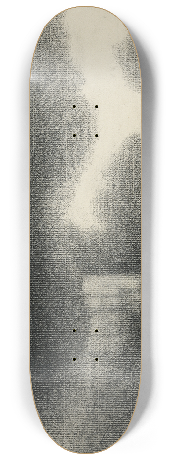 Charles Angrand - A Clearing 8.25 inch art skate deck