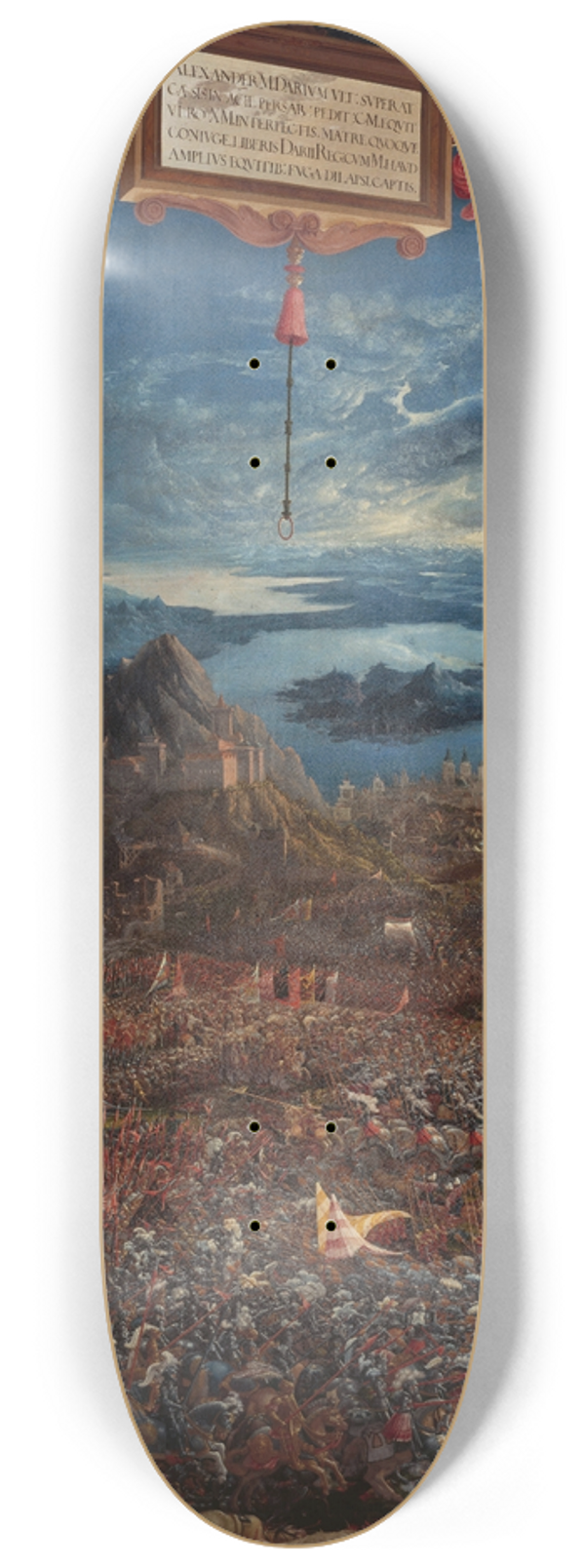 Albrecht Altdorfer - The Battle of Alexander at Issus 8.25 inch art skate deck