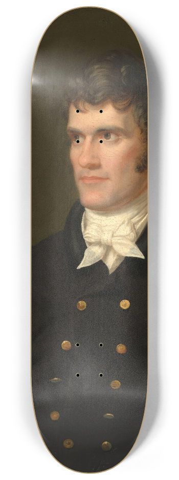Charles Bird King - John C. Calhoun 8.25 inch art skate deck