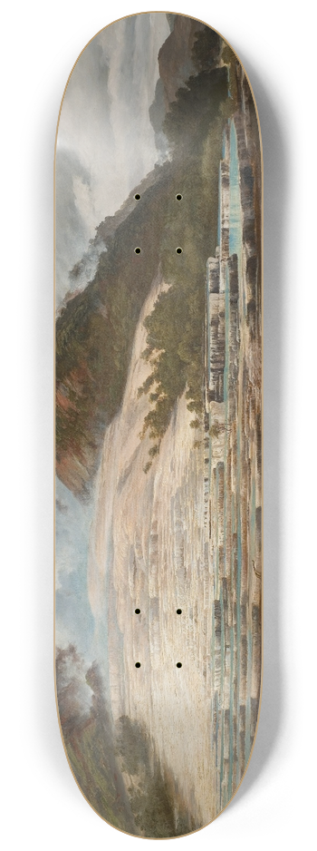 Charles Blomfield - White Terraces, Rotomahana 8.25 inch art skate deck