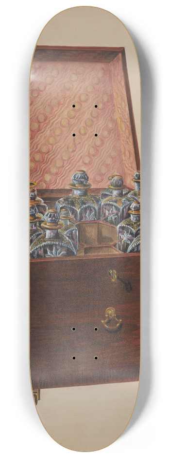Charles Bowman - Wine Chest 8.25 inch art skate deck