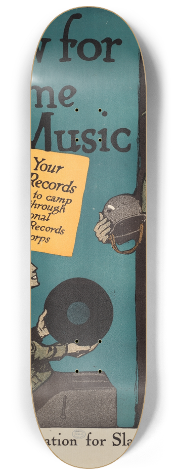 Charles Buckles Falls - Now for some music 8.25 inch art skate deck