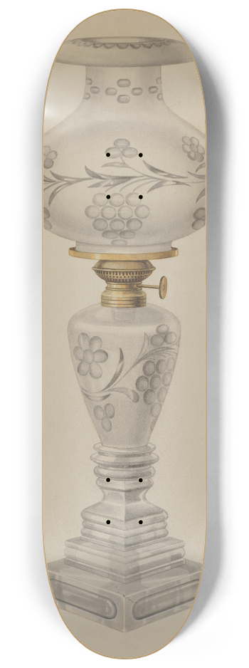 Charles Caseau - Lamp with Shade 8.25 inch art skate deck