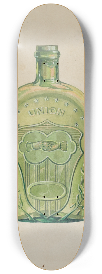Charles Caseau - Liquor Flask 8.25 inch art skate deck