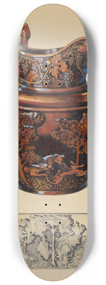 Charles Caseau - Pitcher 8.25 inch art skate deck