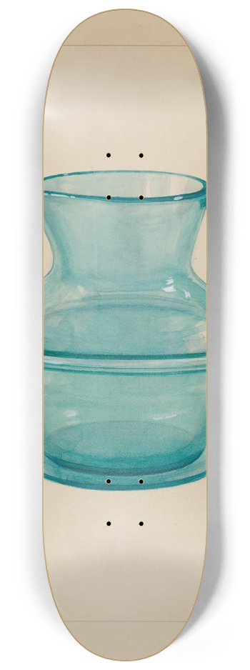 Charles Caseau - Wash Bowl and Pitcher 8.25 inch art skate deck