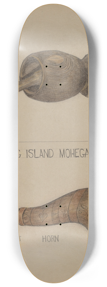 Charles Charon - Horn and Mortar & Pestle 8.25 inch art skate deck