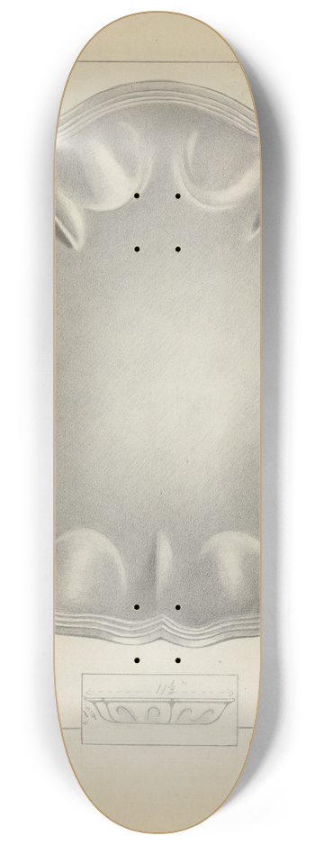 Charles Cullen - Silver Bowl 8.25 inch art skate deck