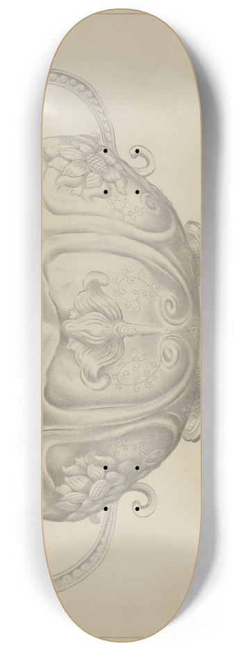 Charles Cullen - Silver Bowl 8.25 inch art skate deck