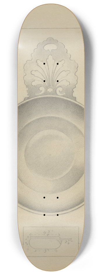 Charles Cullen - Silver Porringer 8.25 inch art skate deck