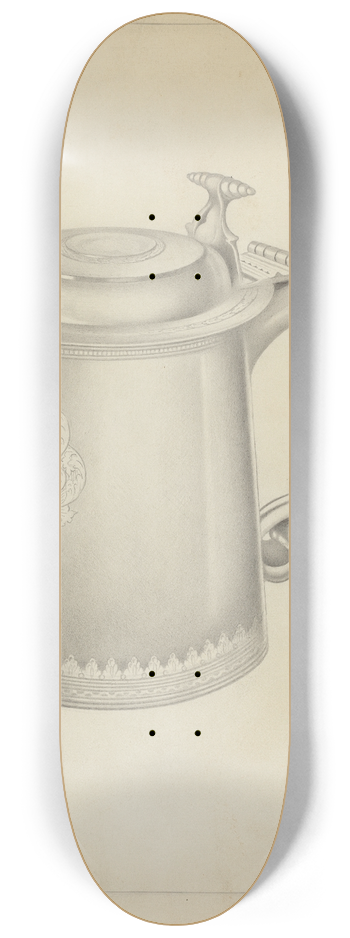 Charles Cullen - Silver Tankard 8.25 inch art skate deck