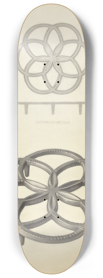 Charles Cullen - Trivet 8.25 inch art skate deck