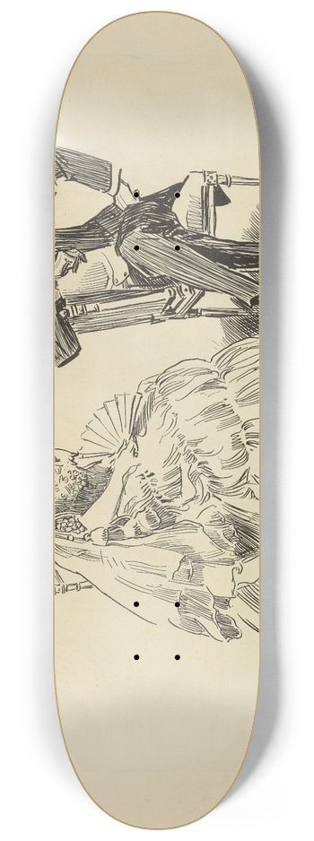 Charles Dana Gibson - A Distinction 8.25 inch art skate deck