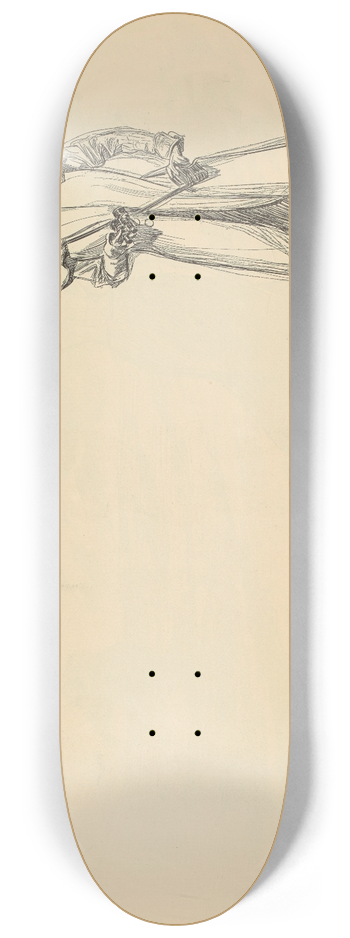 Charles Dana Gibson - Americans 8.25 inch art skate deck