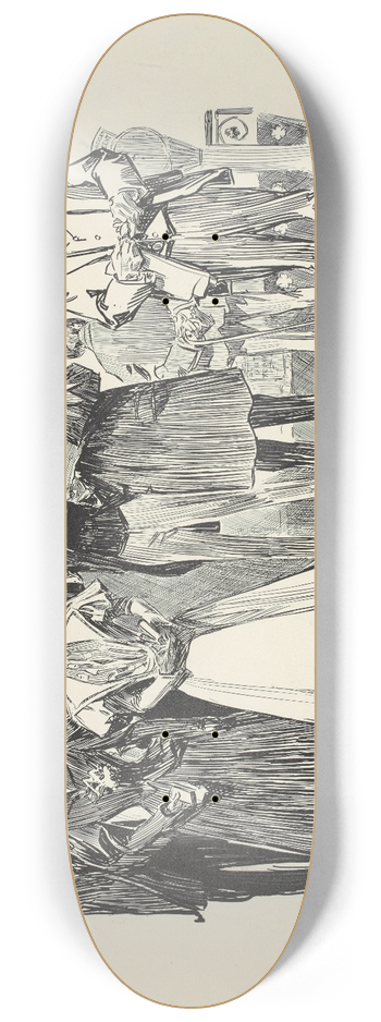 Charles Dana Gibson - An elevated station 8.25 inch art skate deck