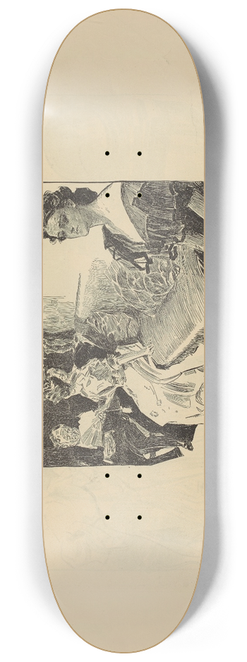 Charles Dana Gibson - Disappointing 8.25 inch art skate deck