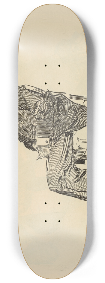 Charles Dana Gibson - George du Maurier 8.25 inch art skate deck