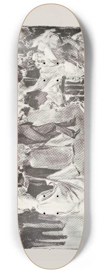 Charles Dana Gibson - Hint for a hostess 8.25 inch art skate deck