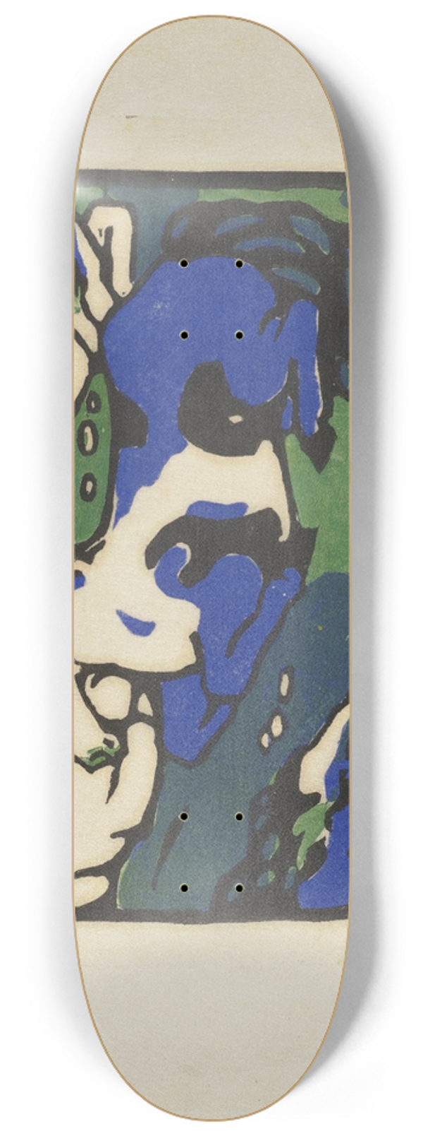 Franz Marc - Horses Resting 8.25 inch art skate deck
