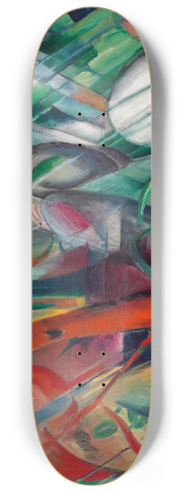 Franz Marc - In the Rain 8.25 inch art skate deck
