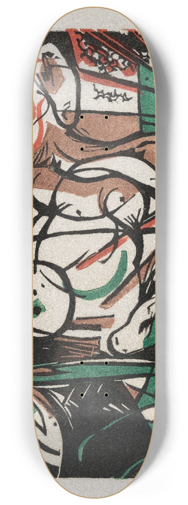 Franz Marc - The Birth of Horses 8.25 inch art skate deck