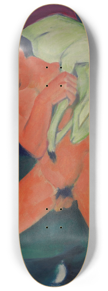Franz Marc - Young Boy with a Lamb; The Good Shepherd 8.25 inch art skate deck