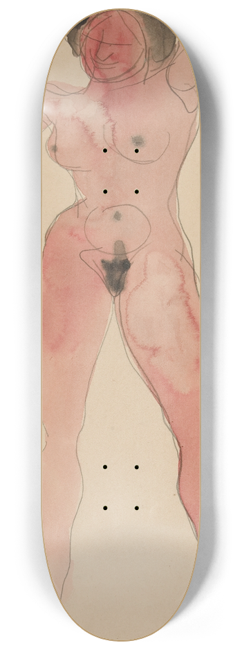 Charles Demuth - FemaleNude 8.25 inch art skate deck