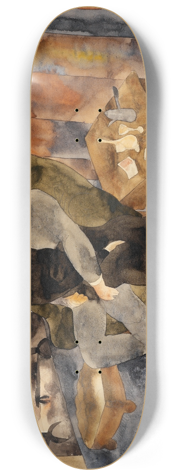 Charles Demuth - Lula and Alva Schn 8.25 inch art skate deck