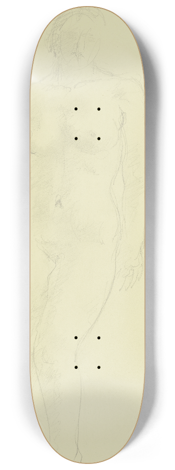 Charles Despiau - Stehender weiblicher Akt in Vorderansicht 8.25 inch art skate deck