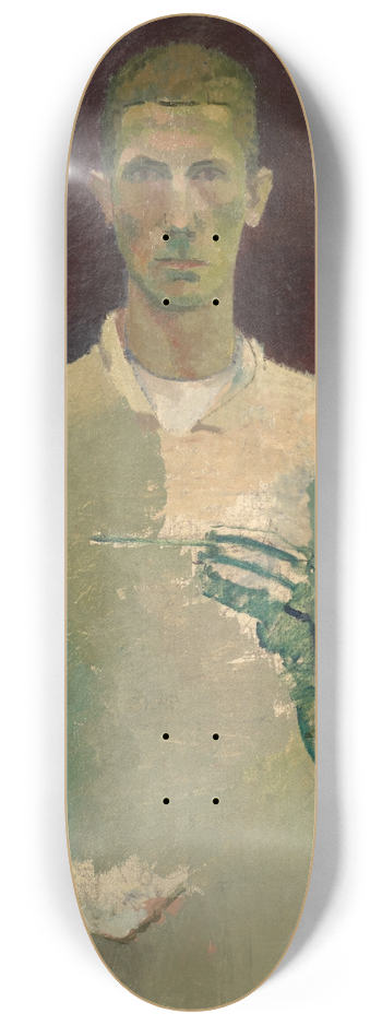 Franz Marent - Self-Portrait with Palette 8.25 inch art skate deck