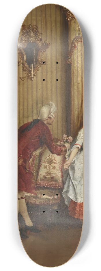 Charles Edouard Delort - A Token 8.25 inch art skate deck