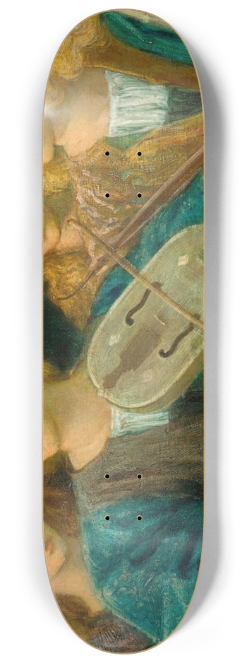 Charles Fairfax Murray - Study for The Concert 8.25 inch art skate deck
