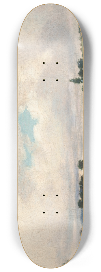 Charles Francis Browne - A French Poppy Field 8.25 inch art skate deck
