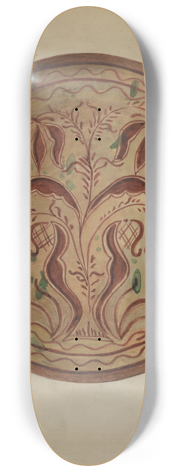 Charles Garjian - Pa. German Plate 8.25 inch art skate deck